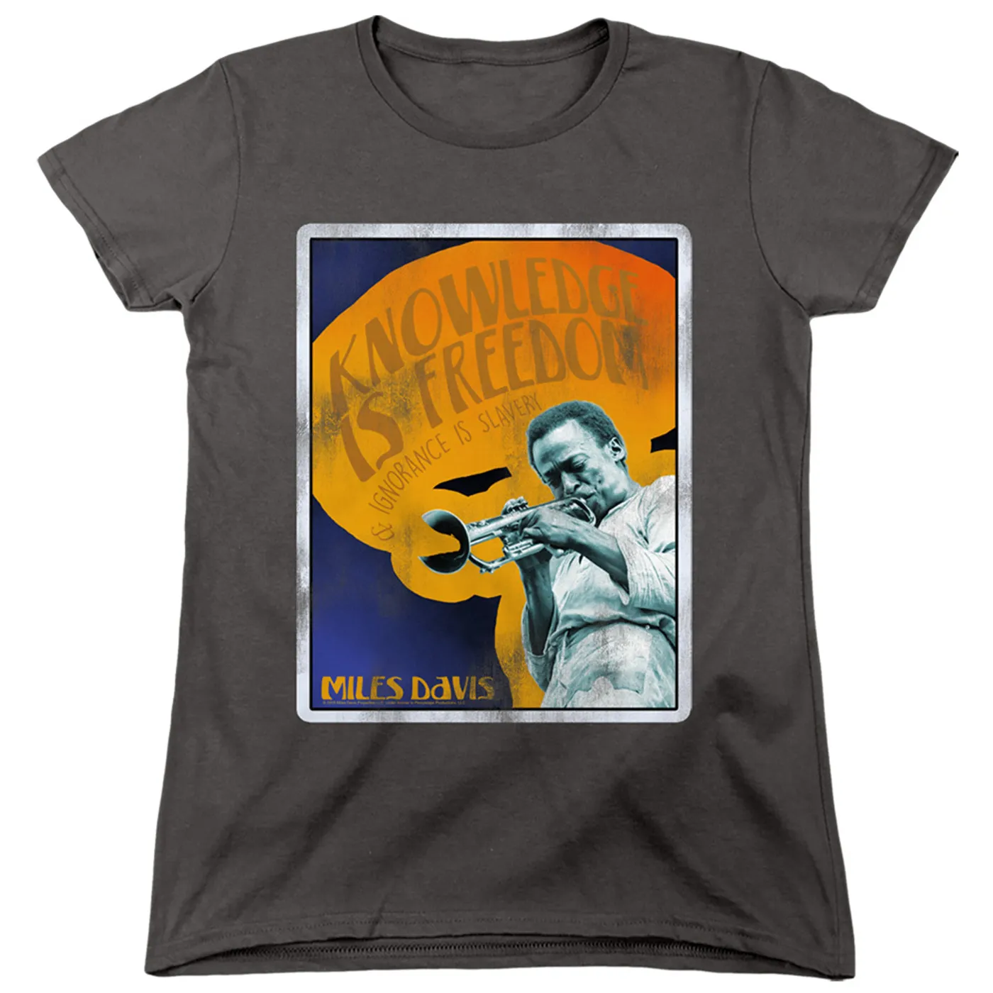 Miles Davis Womens Knowledge and Ignorance Tee