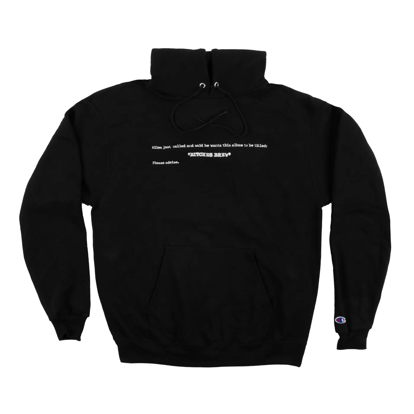 Miles Davis Bitches Brew Embroidered Champion Hoodie
