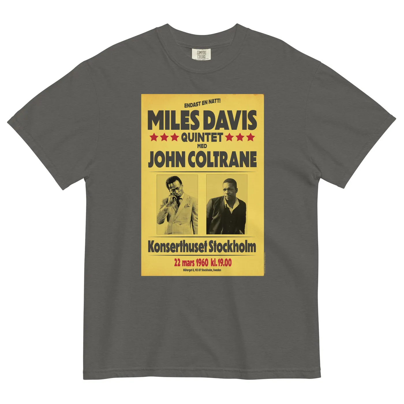 Miles Davis and John Coltrane Stockholm T-Shirt