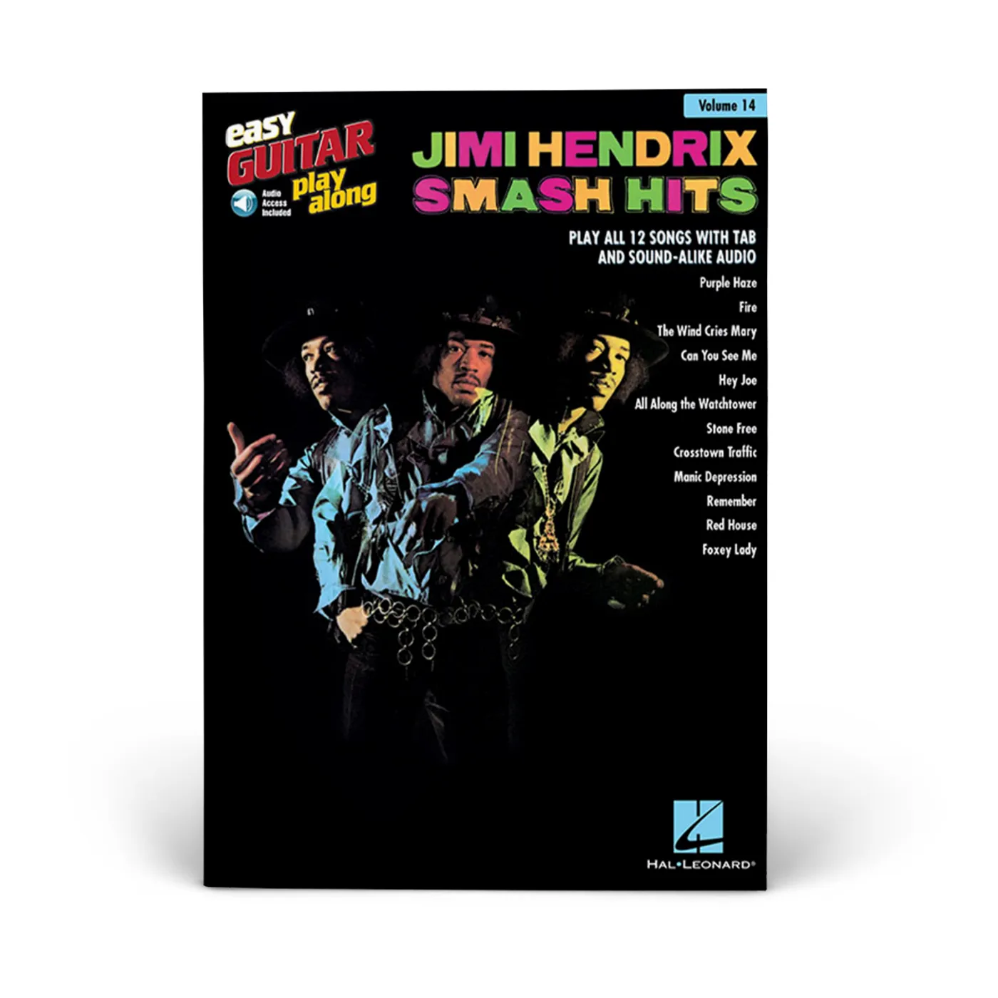Jimi Hendrix Smash Hits - Easy Guitar Play-Along Volume 14 (Book/Audio)