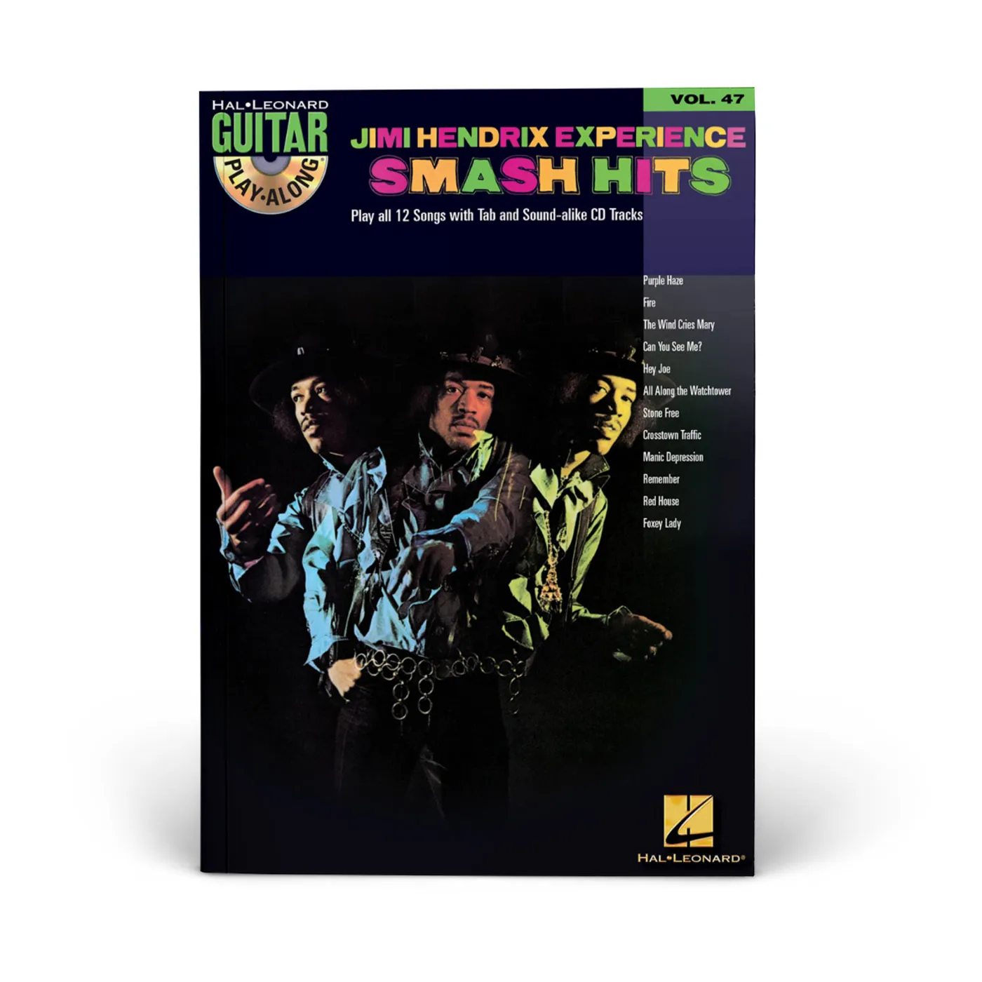Jimi Hendrix Experience Smash Hits Volume 47 Bk/AO Guitar Play-Along