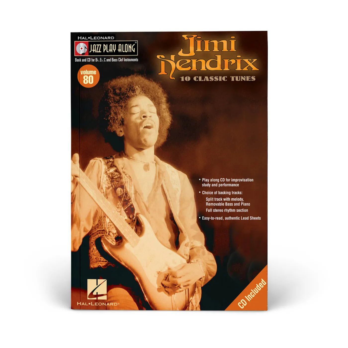 Jimi Hendrix Jazz Play-Along Volume 80 Bk/CD