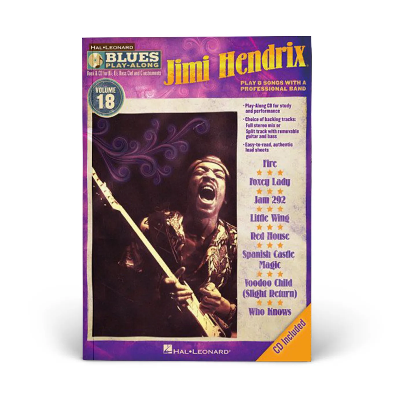 Jimi Hendrix - Blues Play-Along Volume 18 (Book/CD)