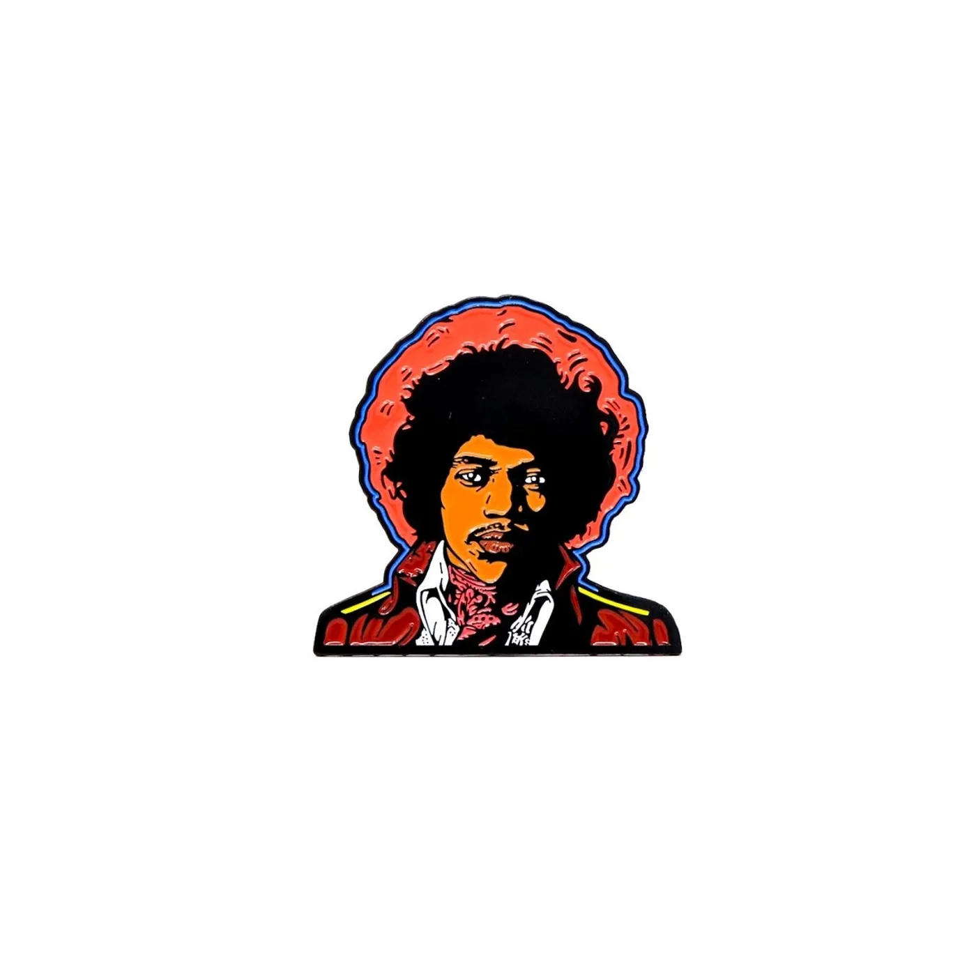 Jimi Hendrix Both Sides of the Sky Enamel Pin