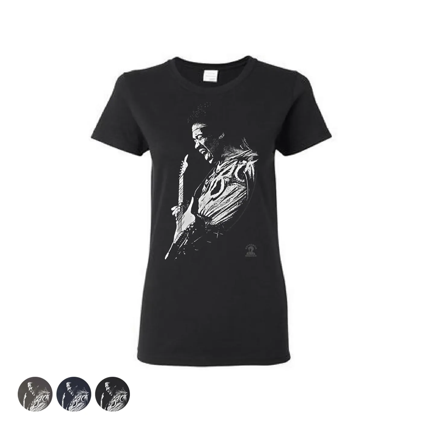 Jimi Hendrix Women's Axis Guitar T-Shirt