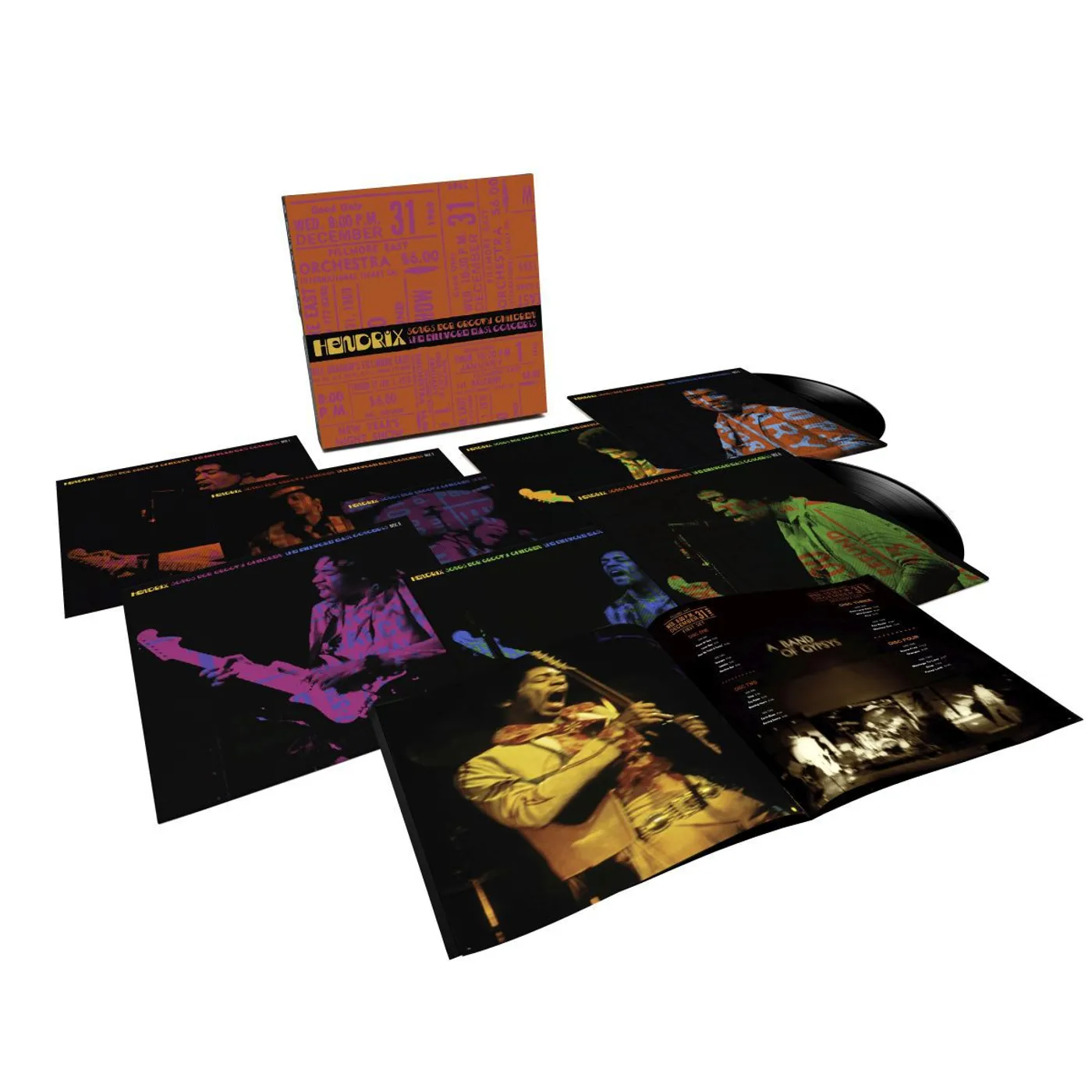 Jimi Hendrix Songs For Groovy Children: The Fillmore East Concerts Exclusive Numbered Version (8 LP Set) (Vinyl)