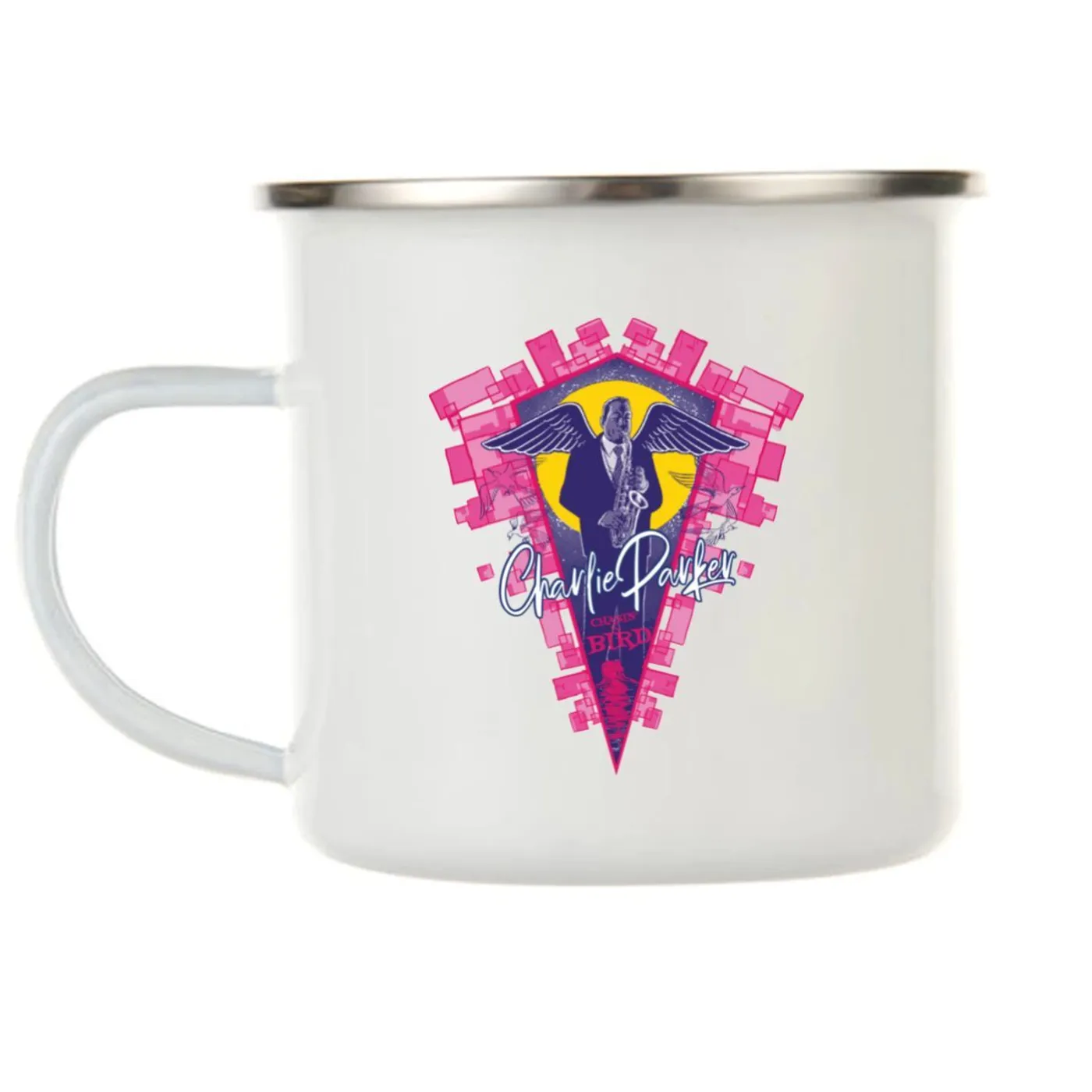 Charlie Parker Brick Camping Mug