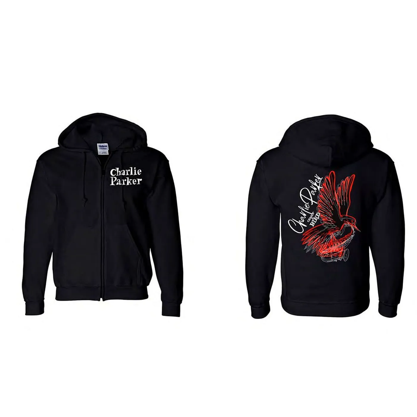 Charlie Parker Phoenix Graphic Zip Hoodie