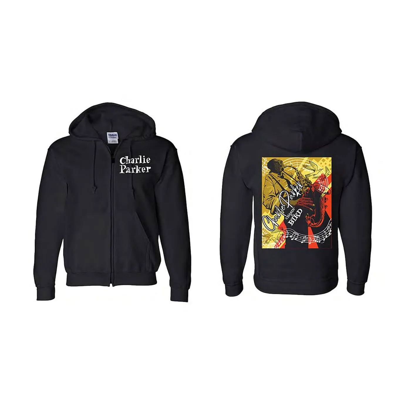 Charlie Parker Noteworthy Graphic Zip Hoodie