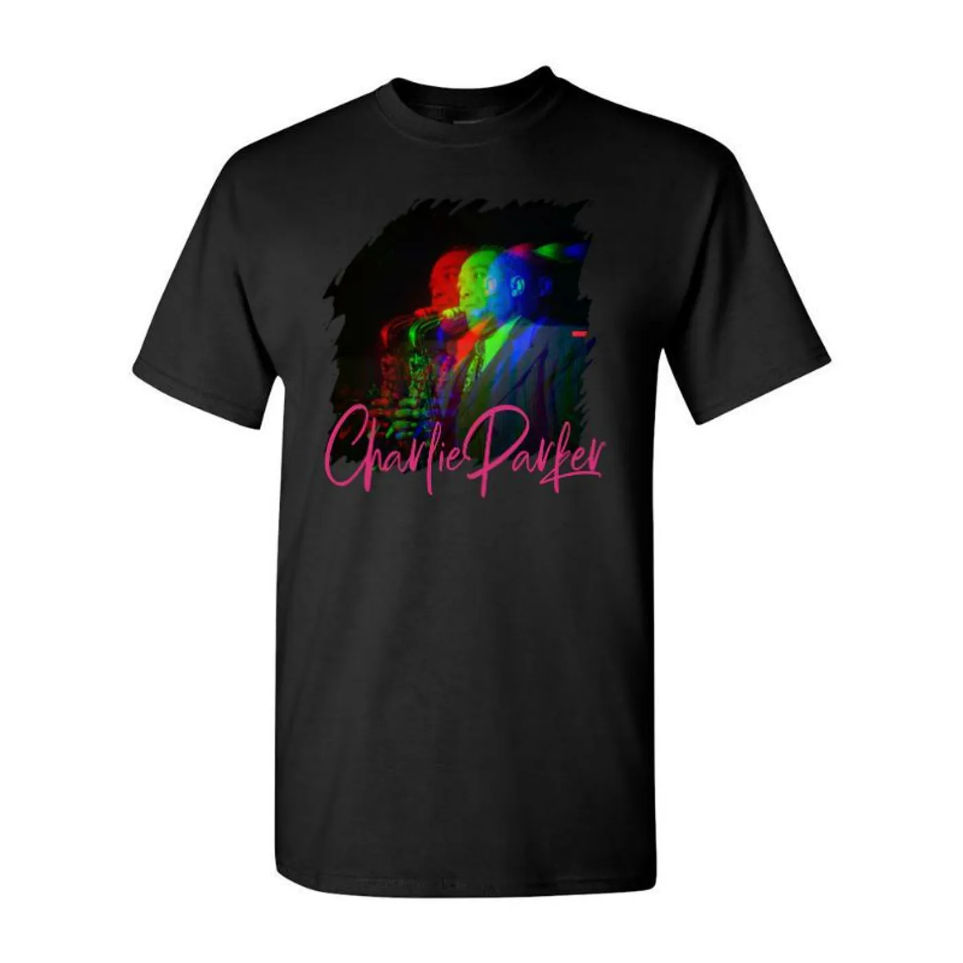 Charlie Parker Blues In Color Rose Logo T-Shirt