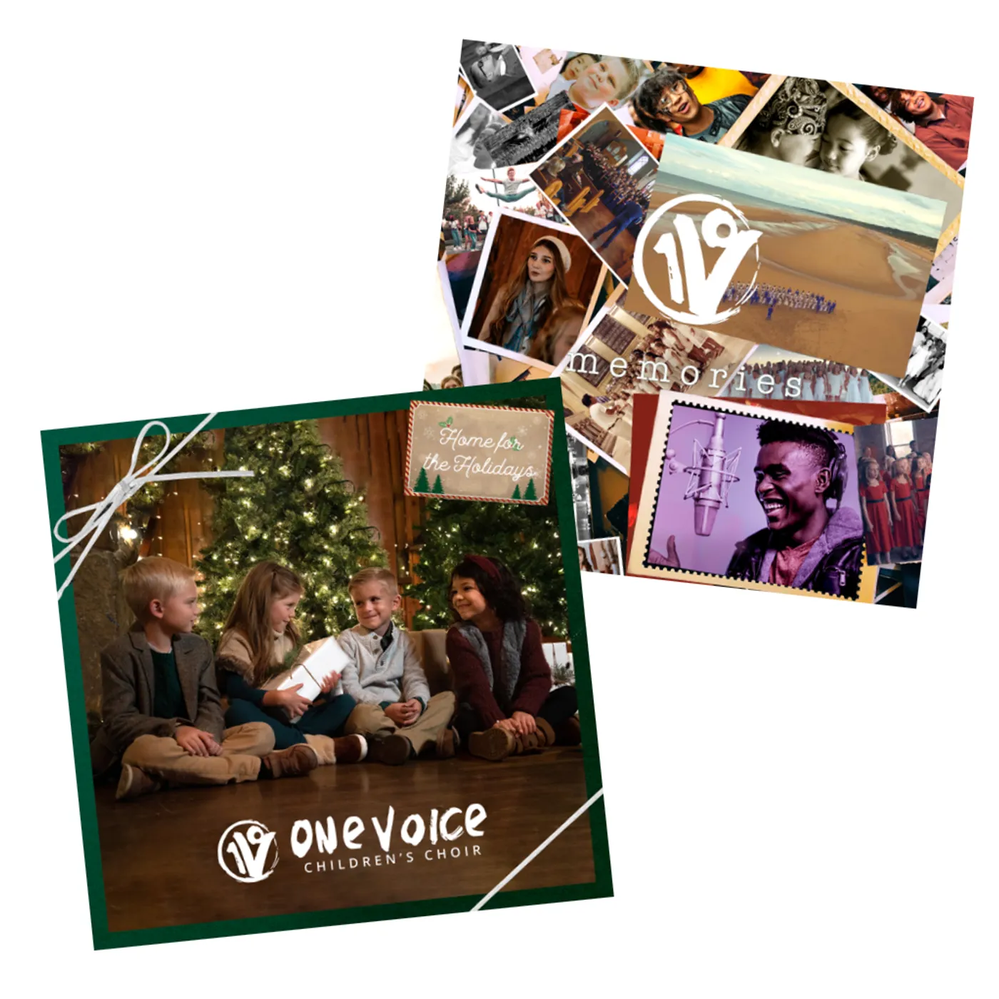 One Voice Children's Choir 2-Pack CD Bundle: HOME FOR THE HOLIDAYS + MEMORIES