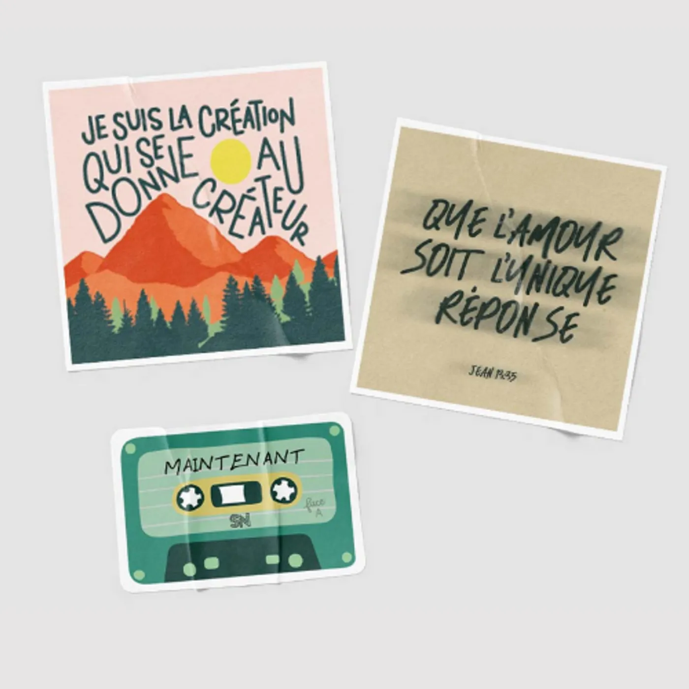 Pack 3 stickers - Paroles Maintenant - Souffle Nouveau