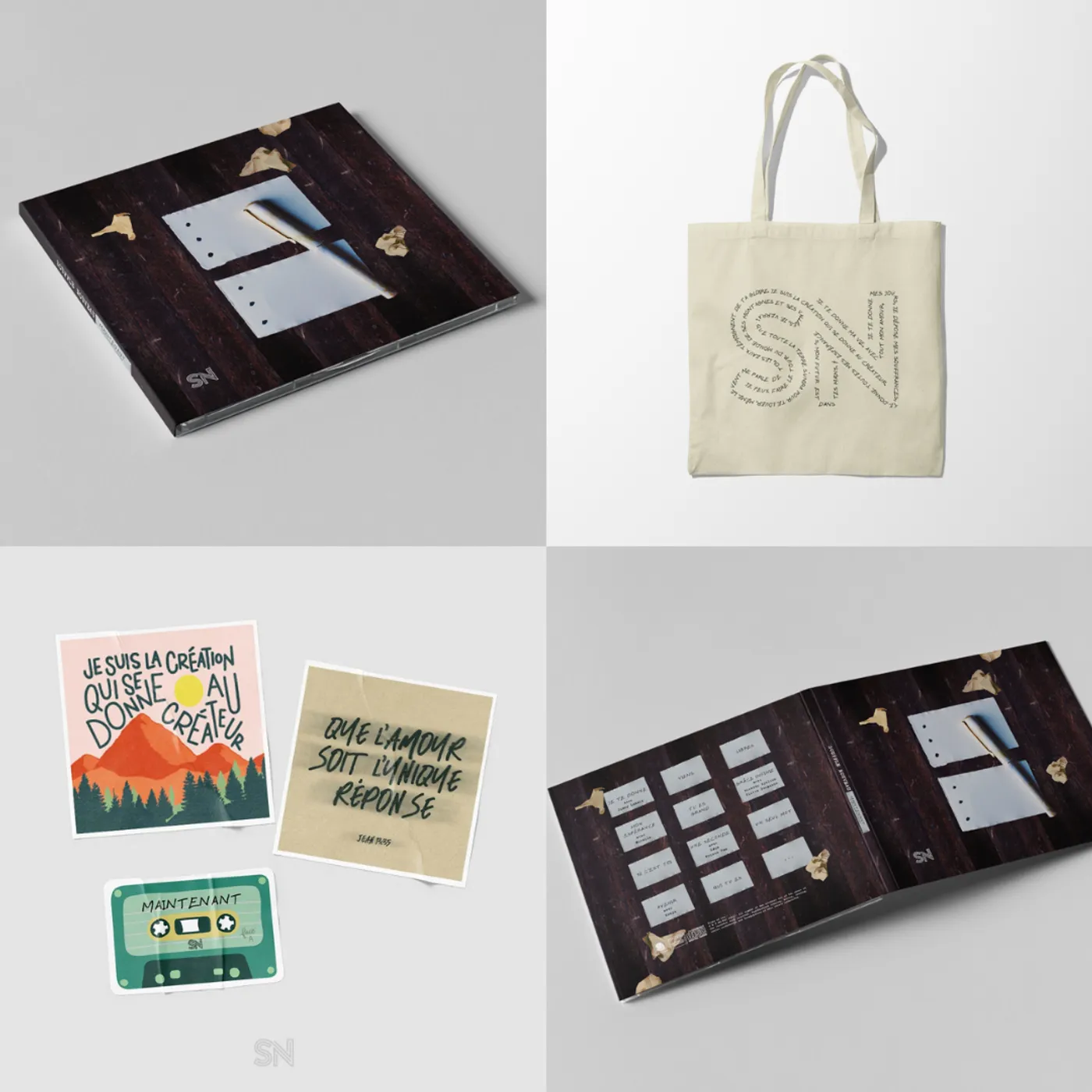 Pack Maintenant - CD LP + Livret + Stickers + Tote Bag - Souffle Nouveau