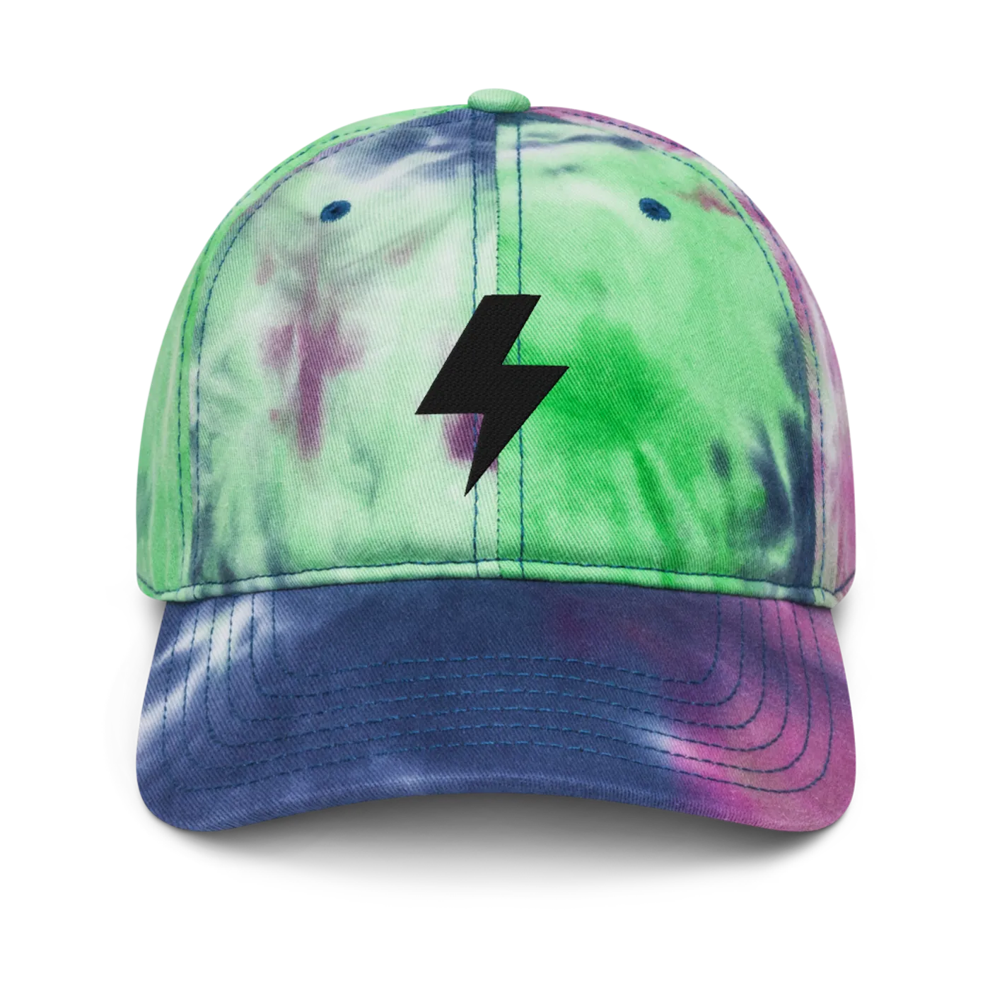 A Certain Energy 'BOLT' Tie Dye Dad Hat