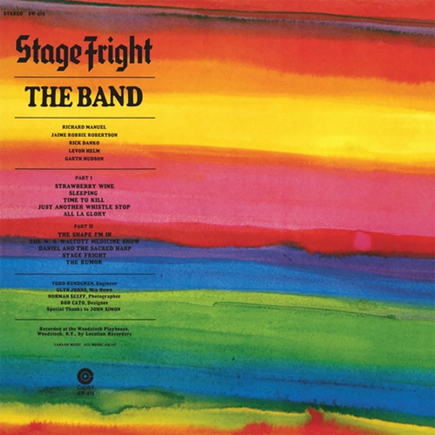 The Band - Stage Fright
