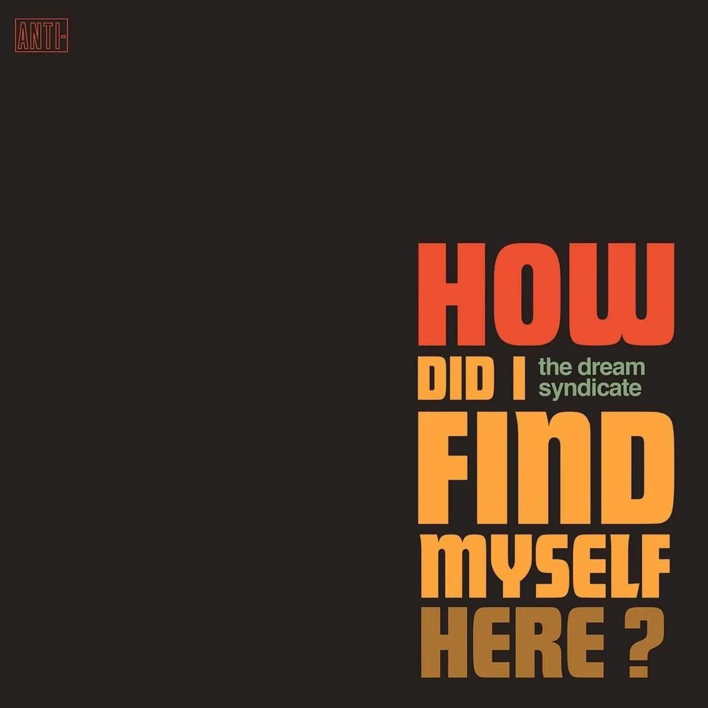 The Dream Syndicate - How Did I Find Myself Here (Vinyl)