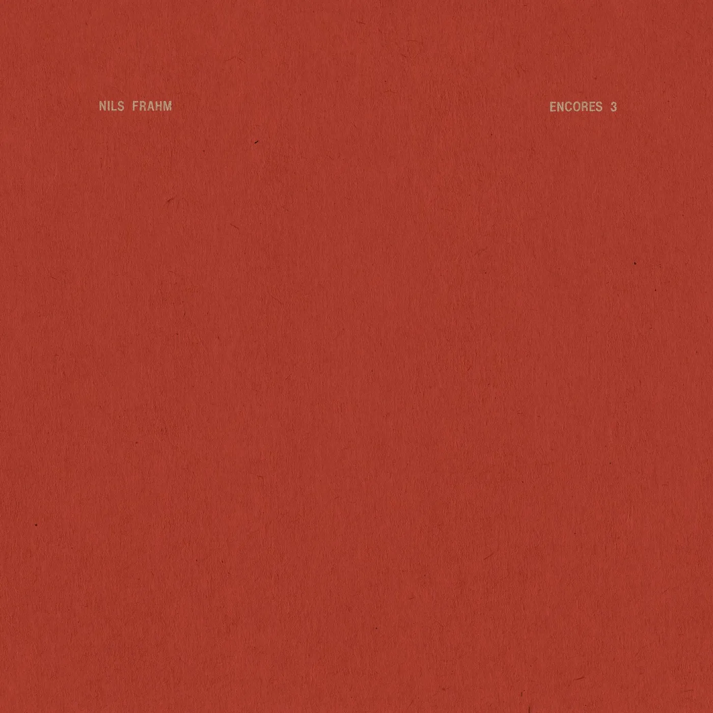 Nils Frahm - Encores 3