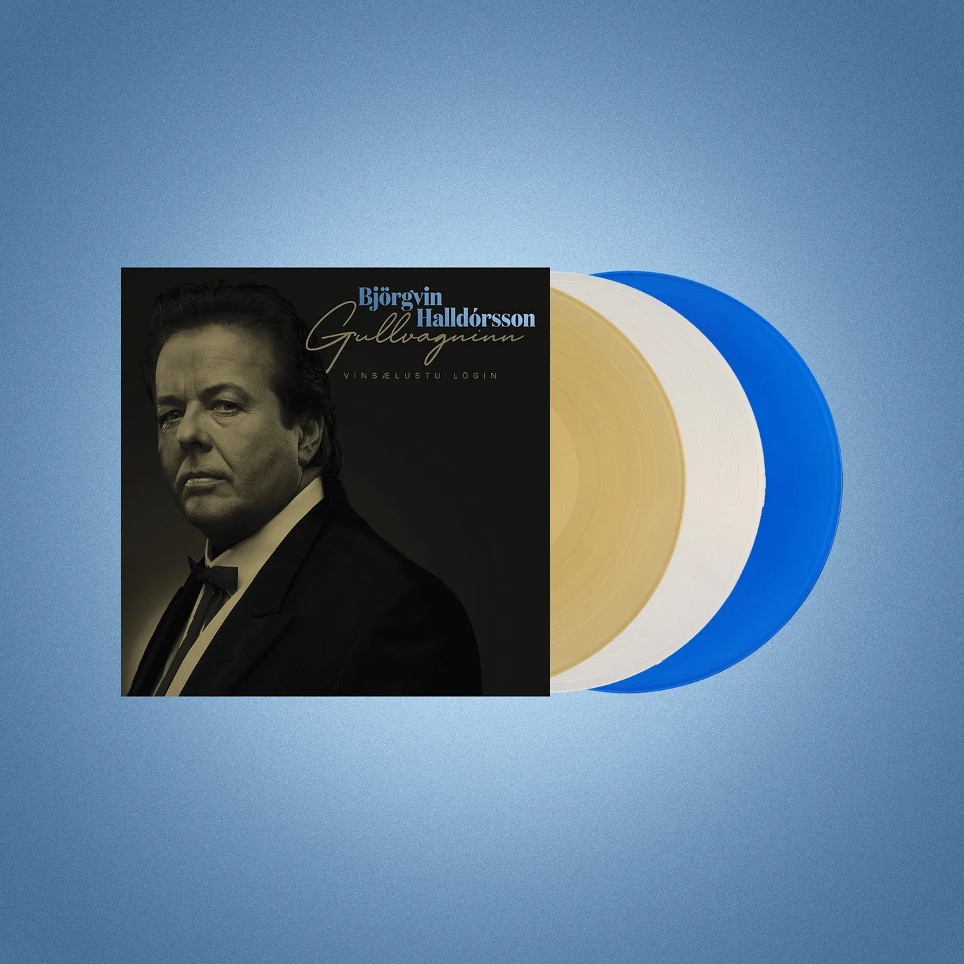 Björgvin Halldórsson Gullvagninn – Vinsælustu lögin (3LP) – Árituð eintök