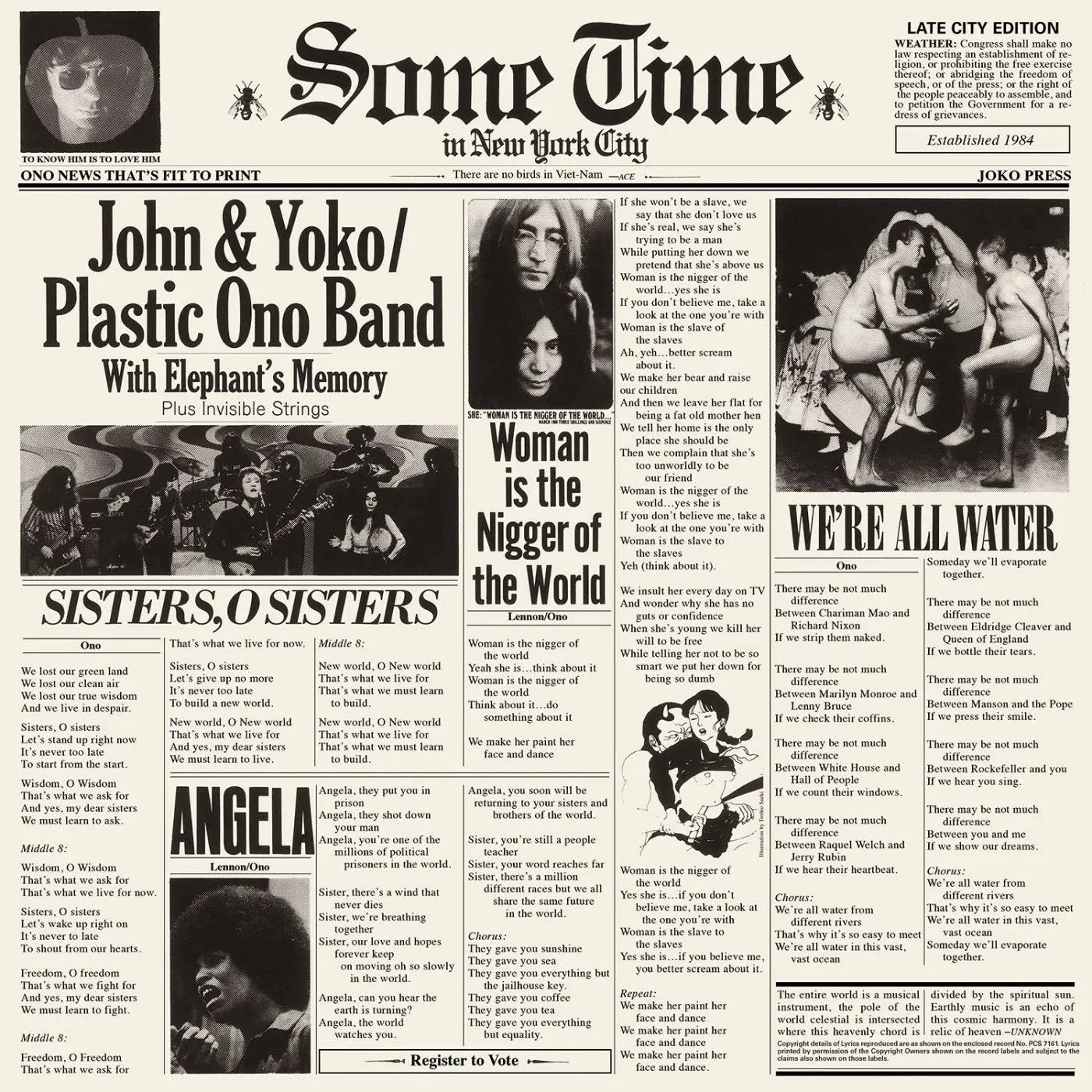 John Lennon & Yoko Ono John Lennon - Some Time In New York