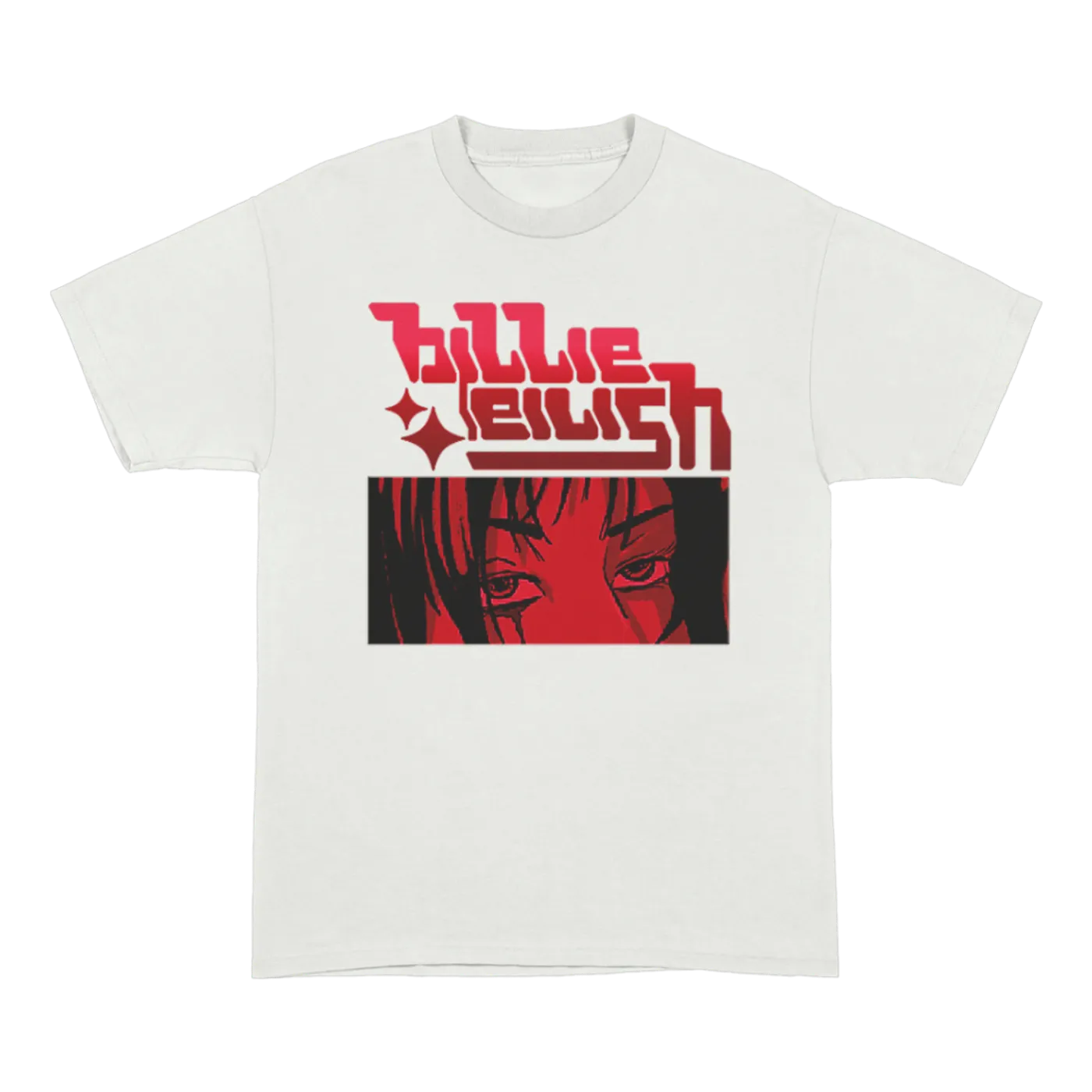 Billie Eilish - T-Shirt - Billie Eilish (White) (Bolur)
