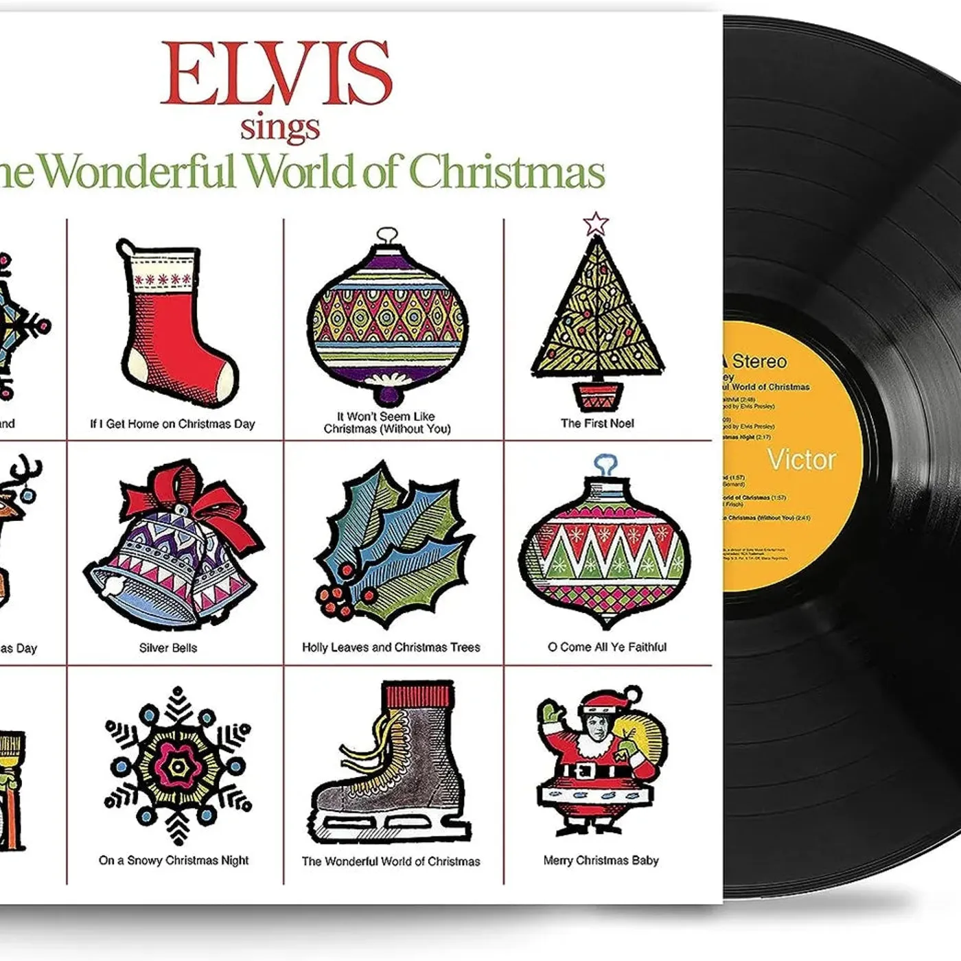 Elvis Presley - Sings the Wonderful World of Christmas LP (Vinyl)