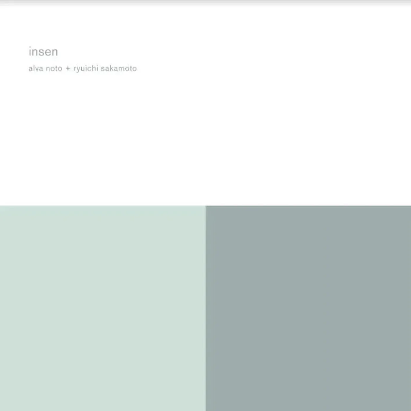 Alva Noto & Ryuichi Sakamoto - Insen (Vinyl)