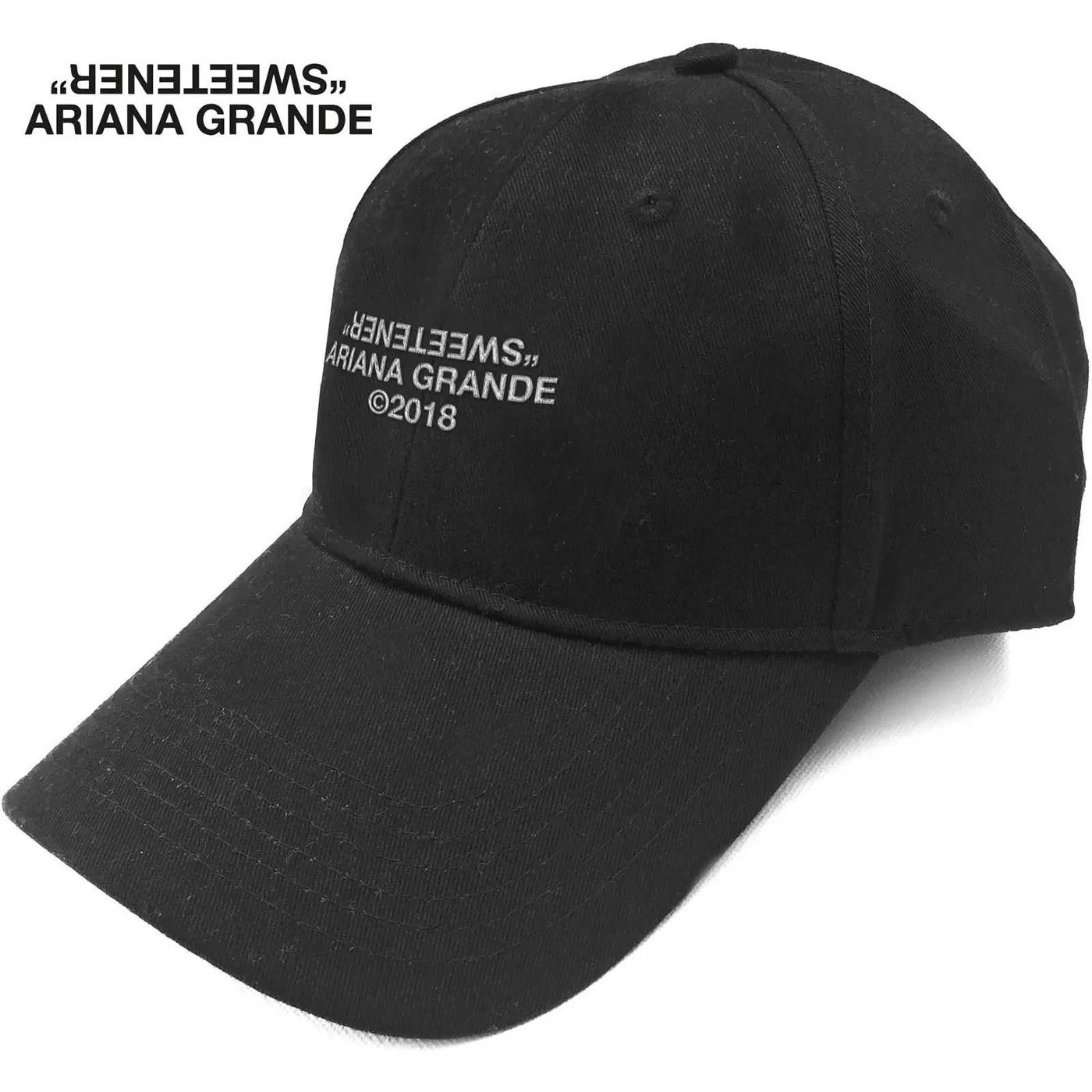 Ariana Grande - Baseball Cap - Ariana Grande Sweetener Black (Derhúfa)