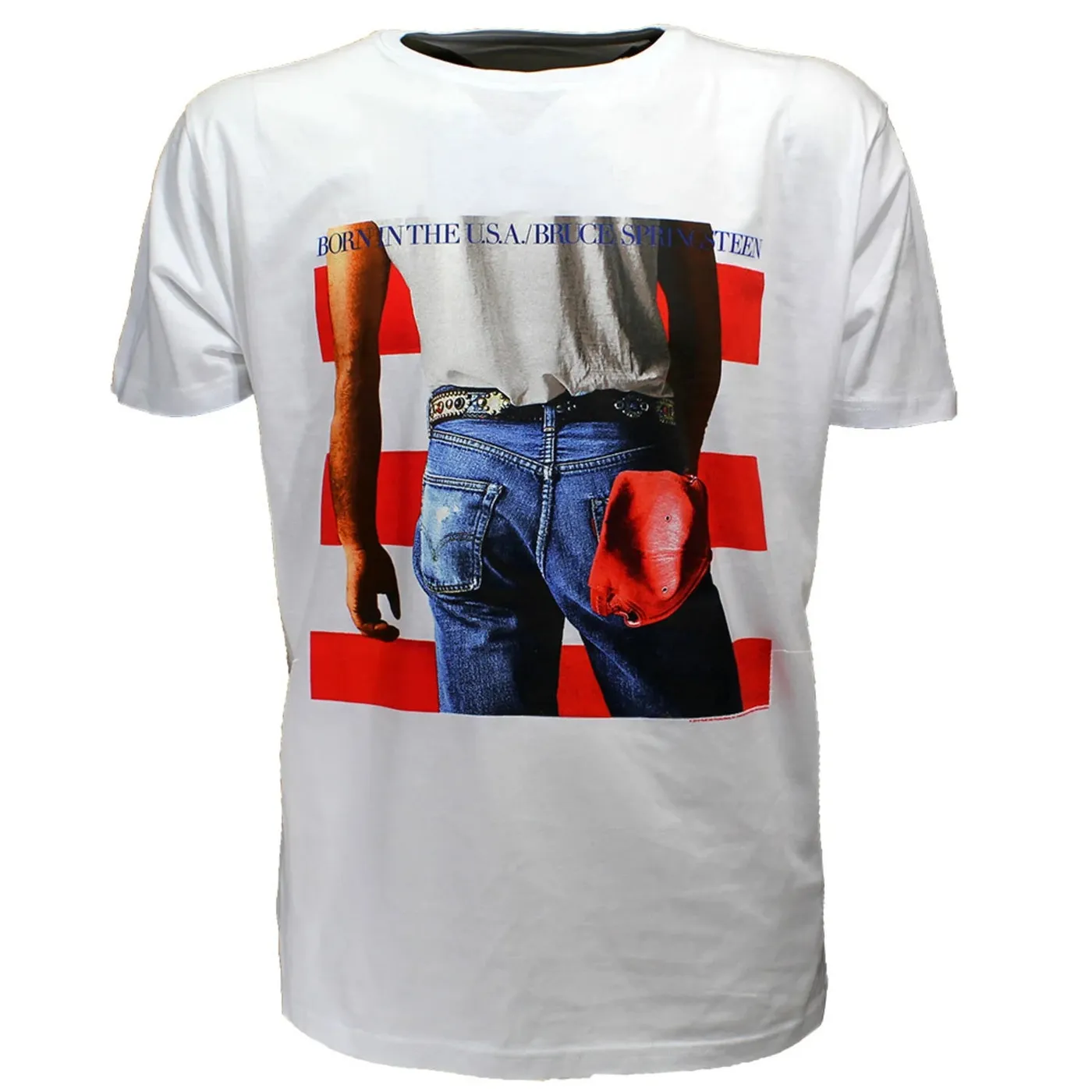 Bruce Springsteen - T-Shirt - Bruce Springsteen Born In The USA White (Bolur)