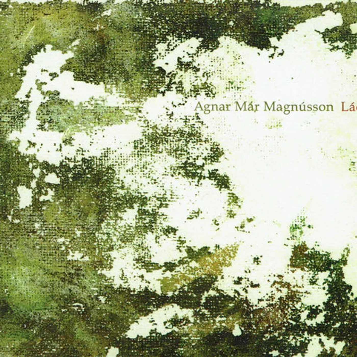 Agnar Már Magnússon - Láð CD