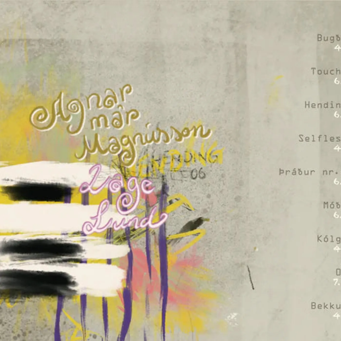 Agnar Már Magnússon - Hending CD