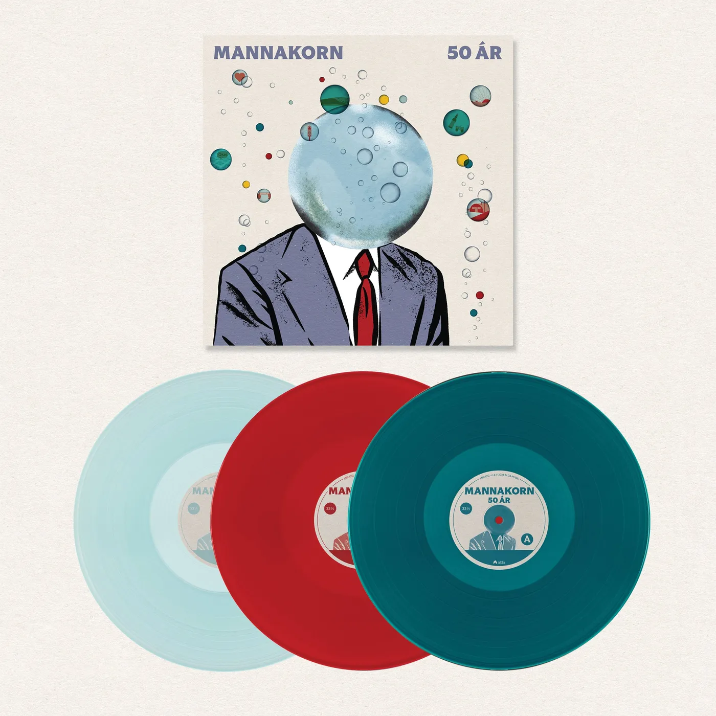 Mannakorn - 50 ár (3LP)