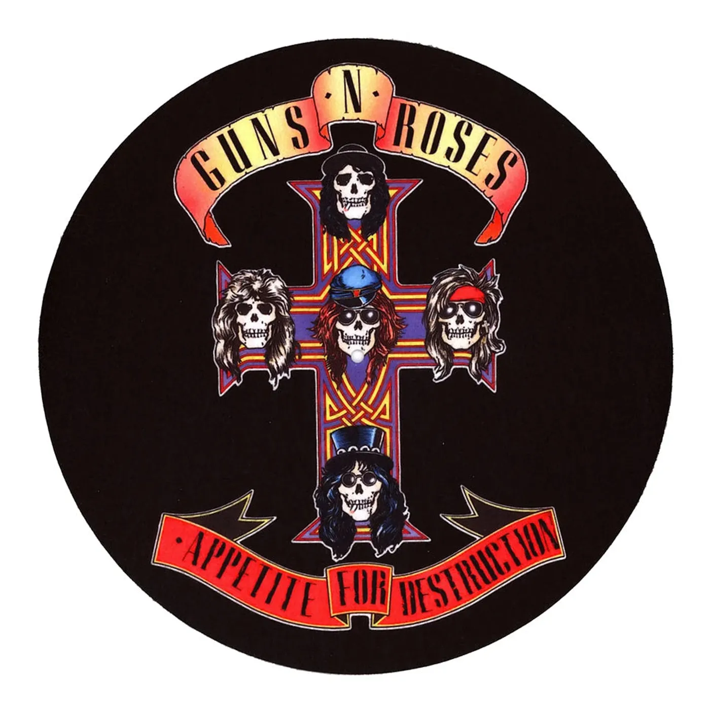 Guns N' Roses - Slipmat - Guns N Roses Appitite For Destruction