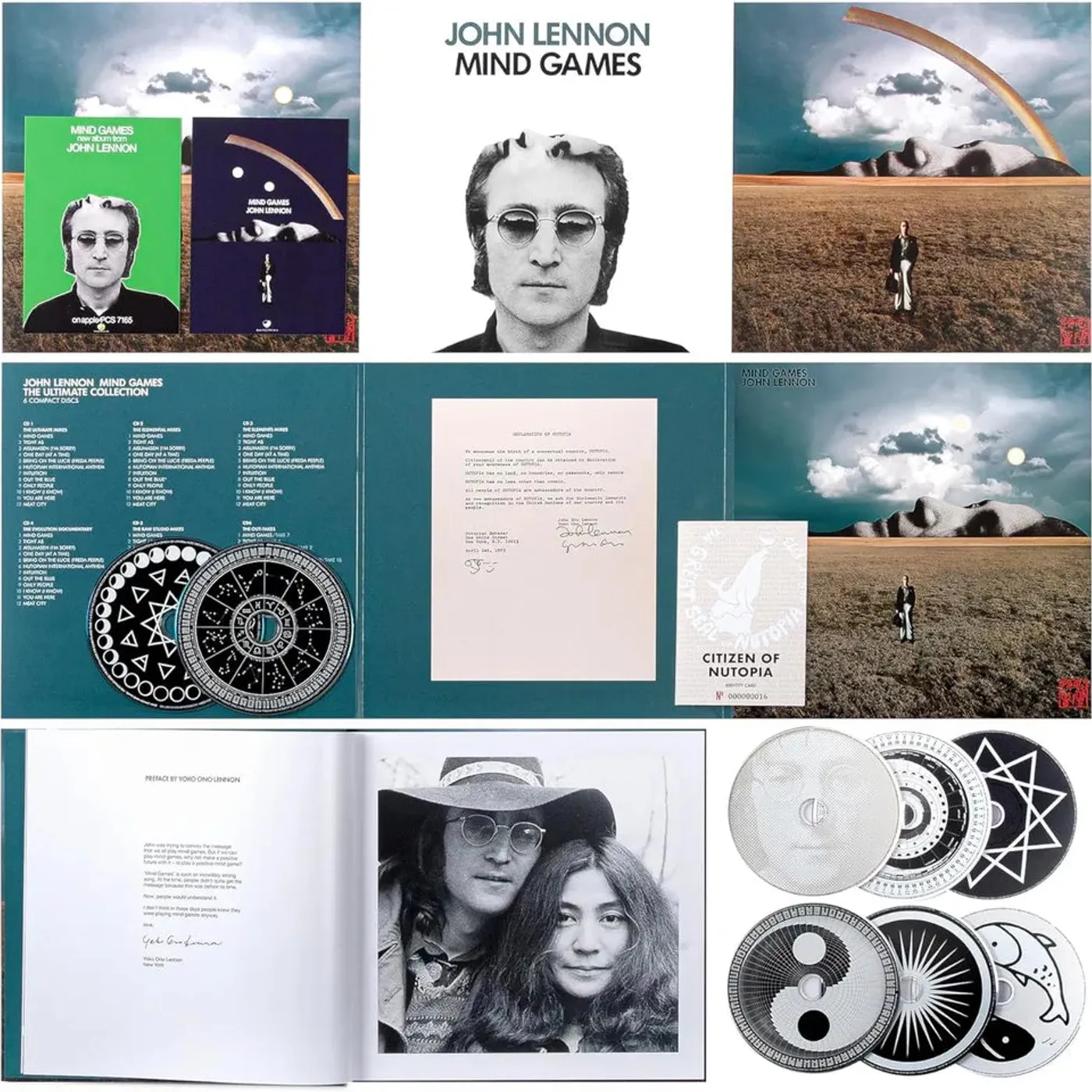 John Lennon - Mind Games (Ultimate Mixes) 6CD+2 Blu-Ray+Bók