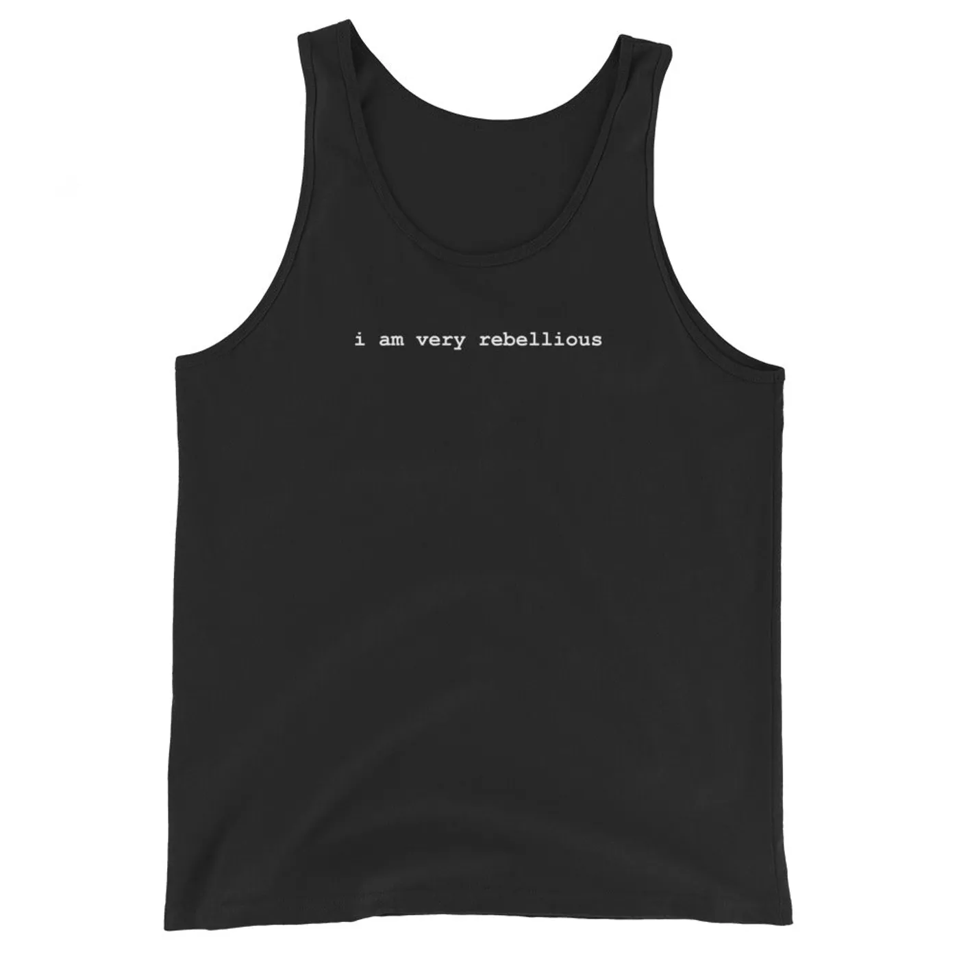 Erikka Innes The I am very rebellious tank top