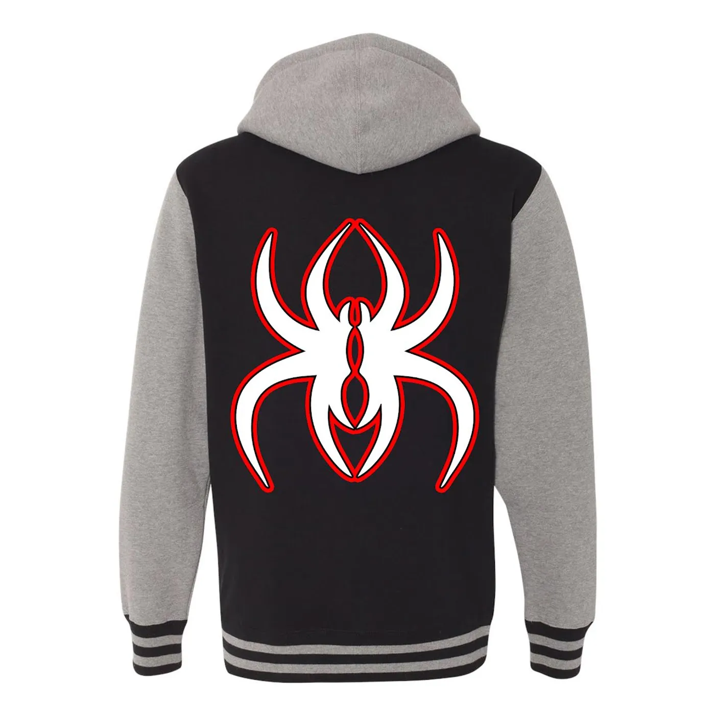 Krizz Kaliko Spider K Letterman Embroidered Zip Up Hoodie