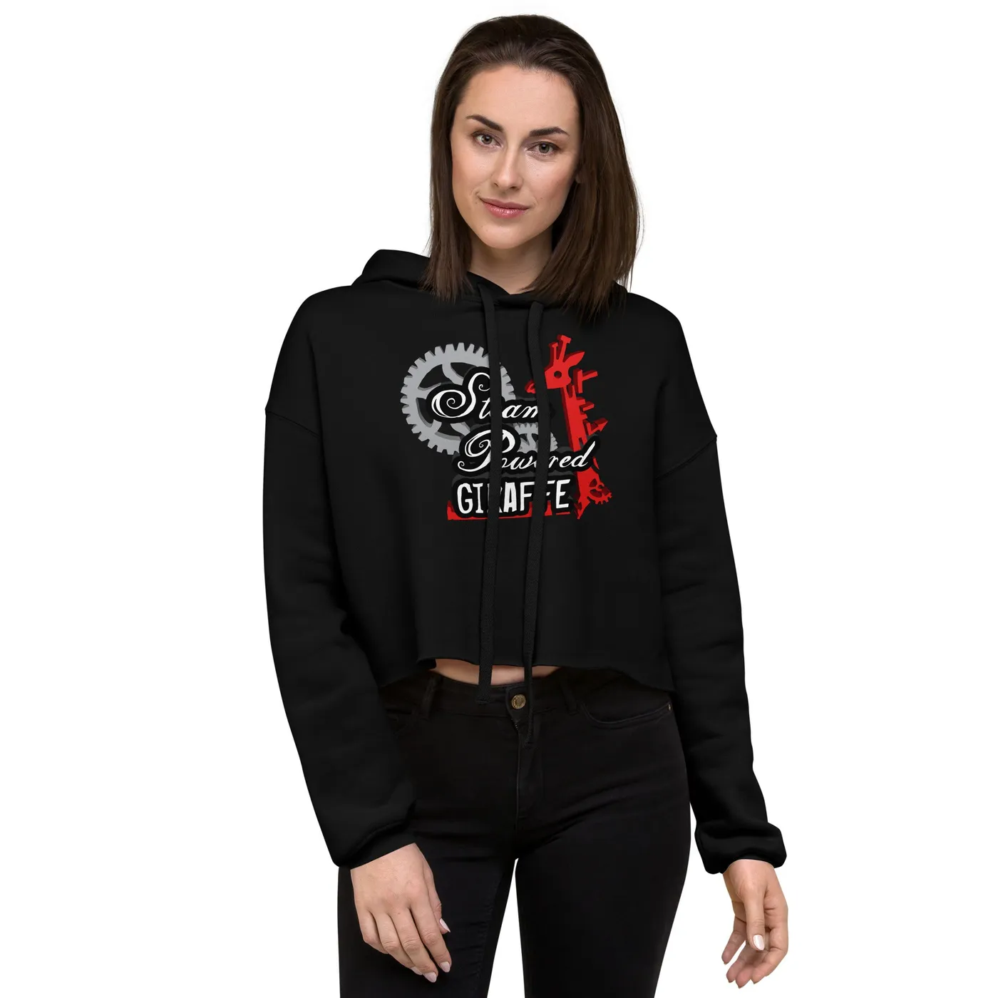Steam Powered Giraffe SPG Logo Crop Hoodie