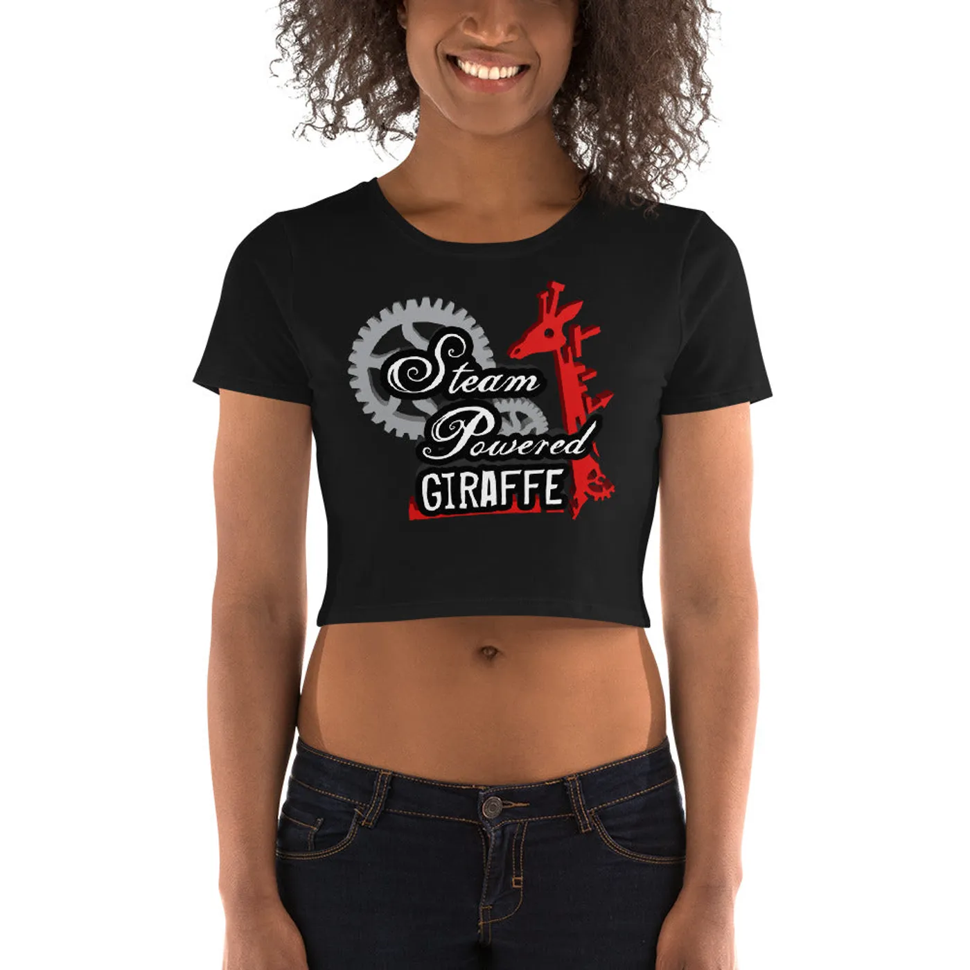 Steam Powered Giraffe SPG Logo Crop Tee