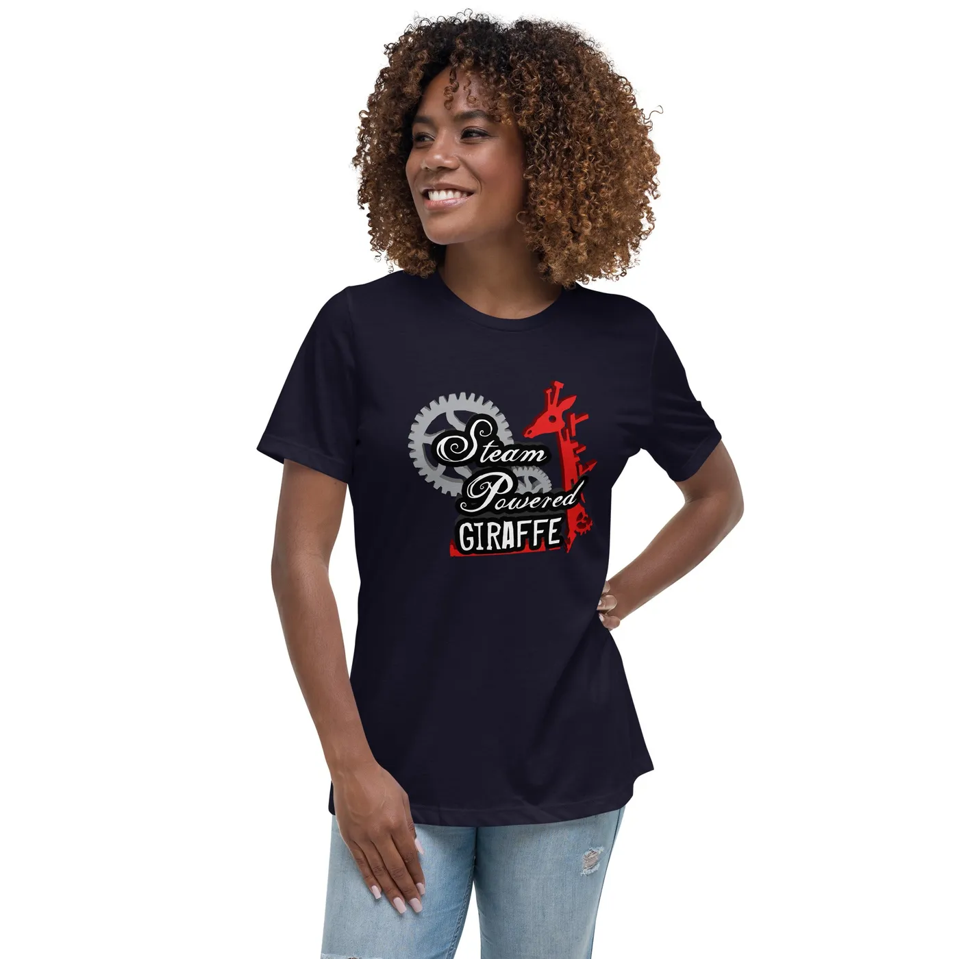 Steam Powered Giraffe SPG Logo Feminine Relaxed T-Shirt