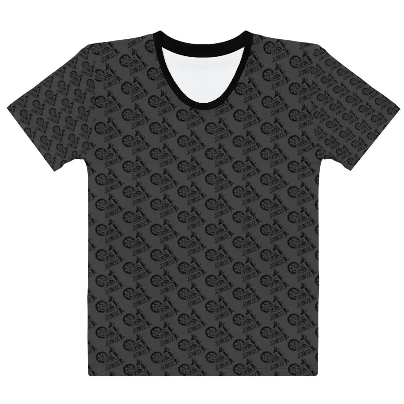 Steam Powered Giraffe Dark Grey SPG Logo Feminine-Cut Shirt
