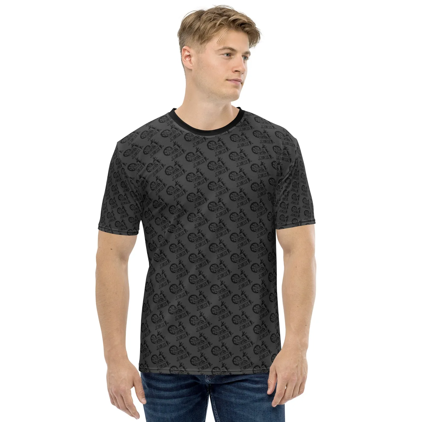 Steam Powered Giraffe Dark Grey SPG Logo Shirt