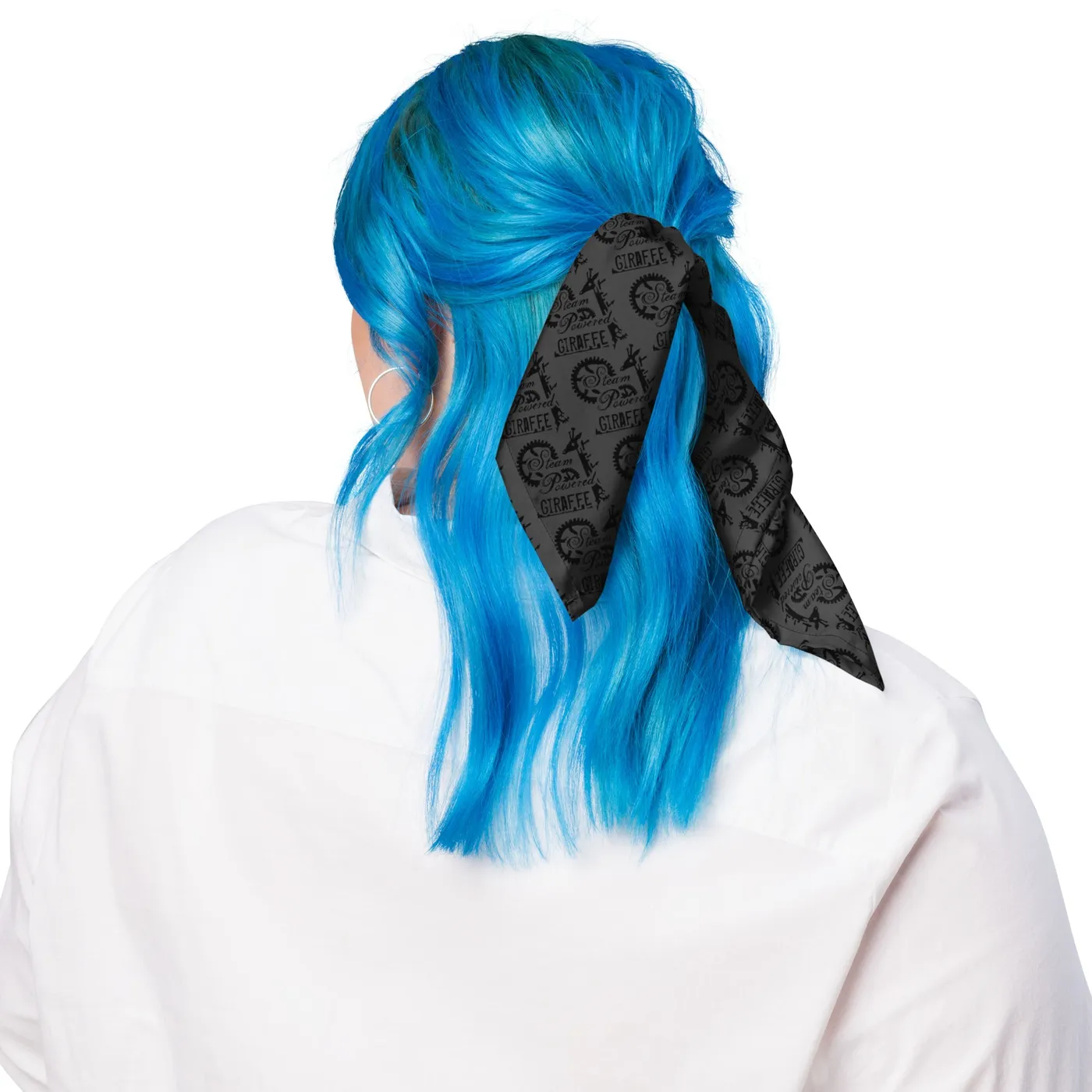 Steam Powered Giraffe Dark Grey SPG Logo Bandana