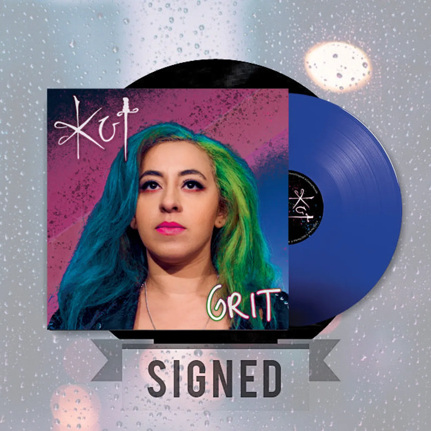 The Kut 'GRIT' Album Signed Blue 12" Vinyl - Less Than 10 Copies!