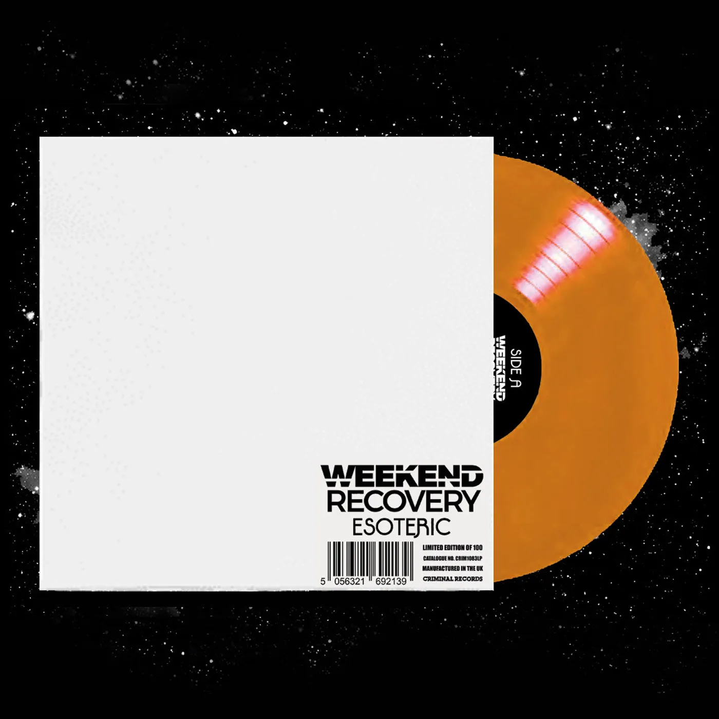 Weekend Recovery - Signed Limited Edition "Esoteric" Orange Vinyl