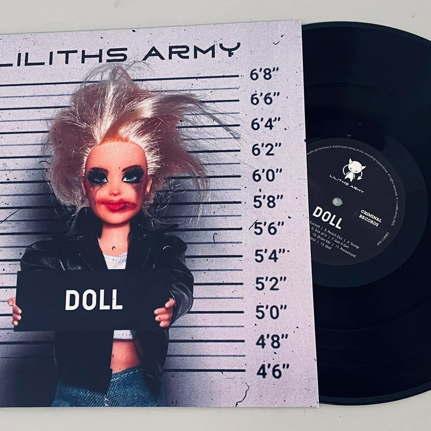 Liliths Army 'Doll' Signed 12" Vinyl