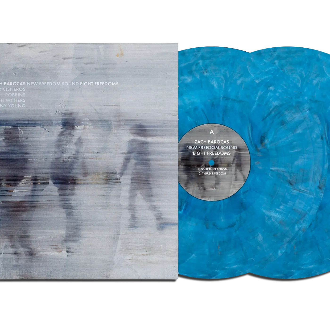 New Freedom Sound - Eight Freedoms 2 xlp - the edges of the cover has very light wear along it's edges from shipping to the vendor