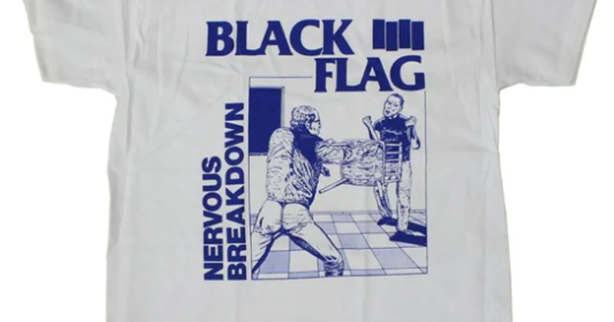 SST BLACK FLAG Nervous Breakdown TシャツL Black Flag - Nervous Breakdown T-Shirt – sst superstore
