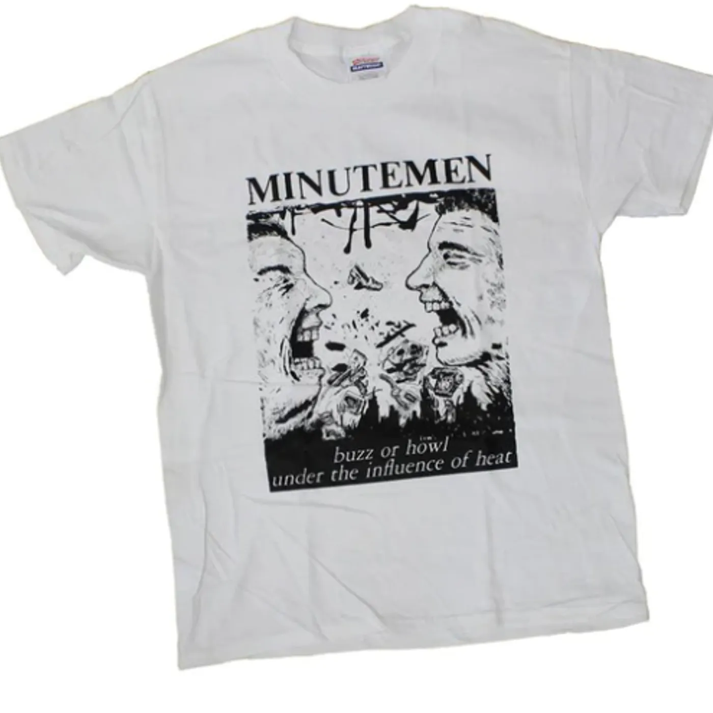  Minutemen - Buzz Or Howl... white T-shirt - X-Large