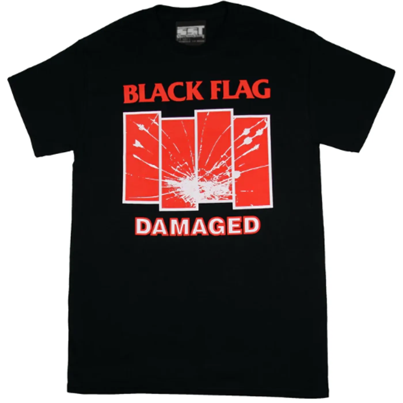  Black Flag - Damaged black T-shirt - X-Large