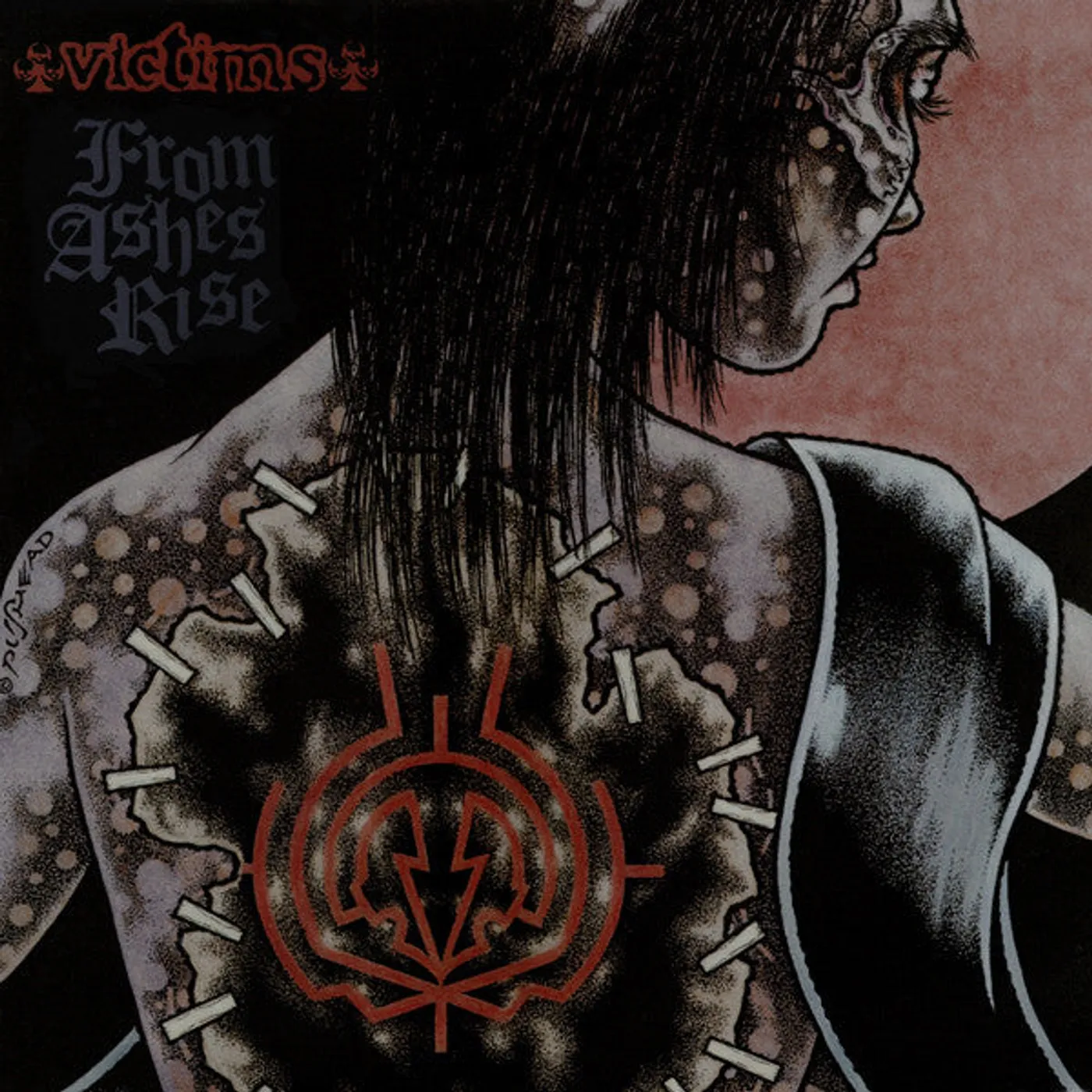 From Ashes Rise / Victims split lp (Vinyl)
