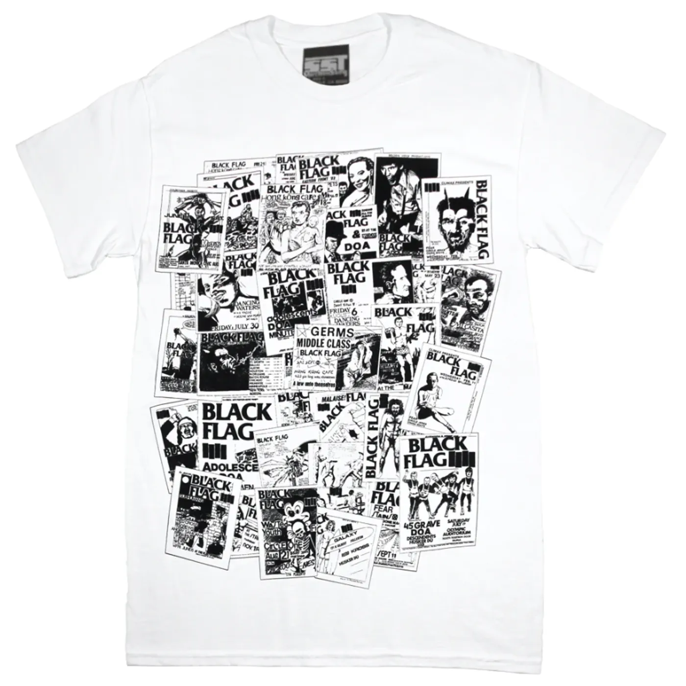Black Flag - Flyers T-shirt